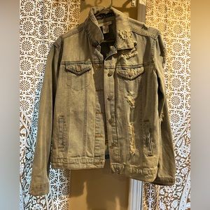 Distressed Denim Jacket